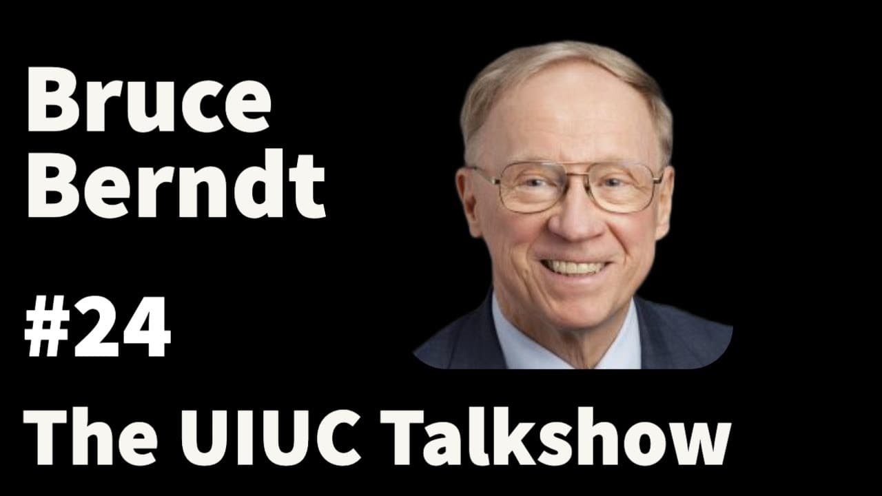 Bruce Berndt: Srinivasa Ramanujan | The UIUC Talkshow #24