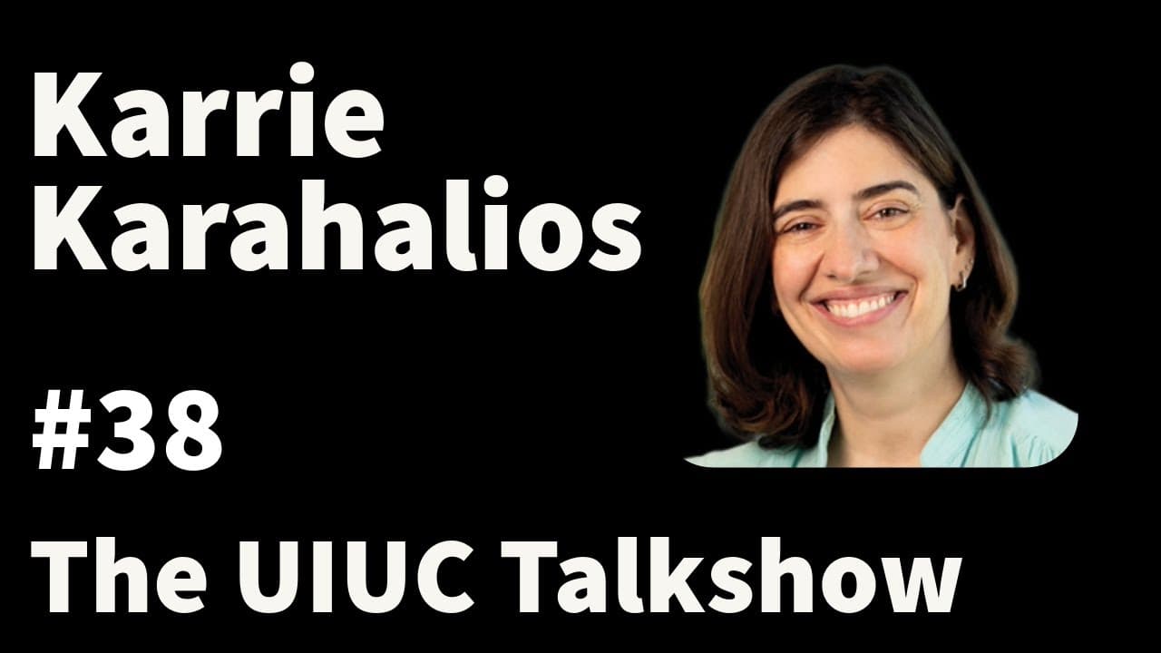 Karrie Karahalios: Social Media, MIT, Algorithmic Control & Suing Government | The UIUC Talkshow #38