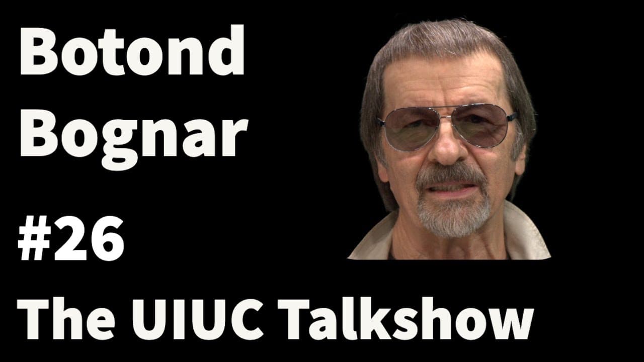 Botond Bognar: 🇯🇵 Architecture, Meaning Behind Buildings, and Modernism | The UIUC Talkshow #26