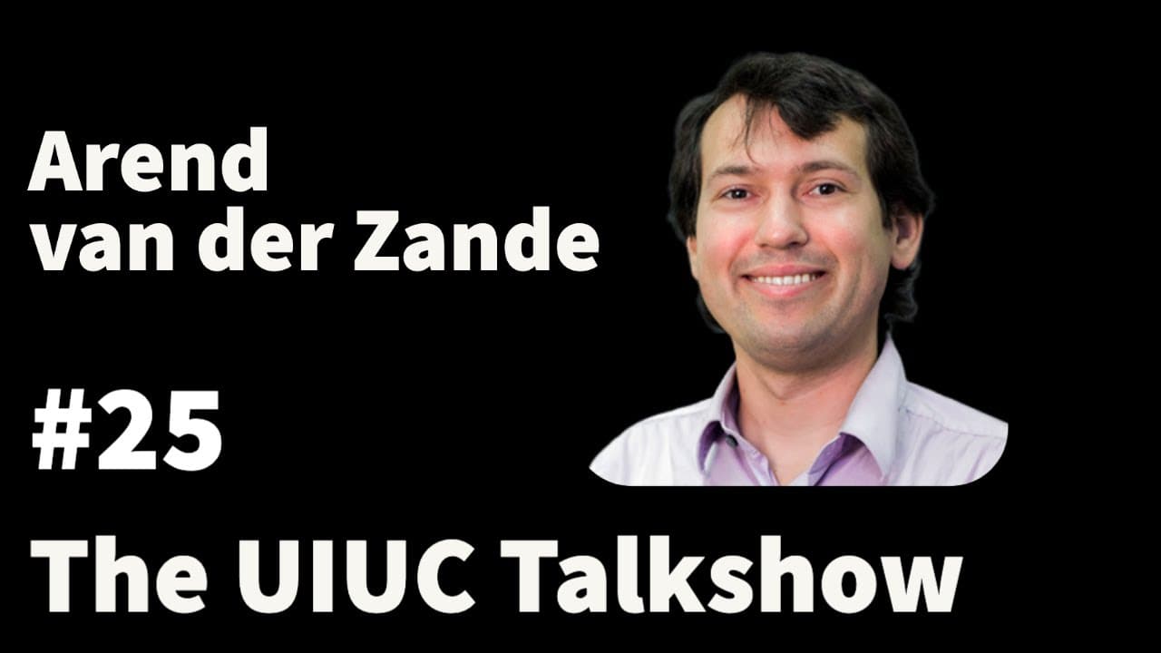 Arend van der Zande: Nanotechnology, Everything is a Wave, and Moore's Law | The UIUC Talkshow #25